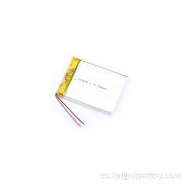 Batería recargable de 330 mAh al por mayor de 3.7V